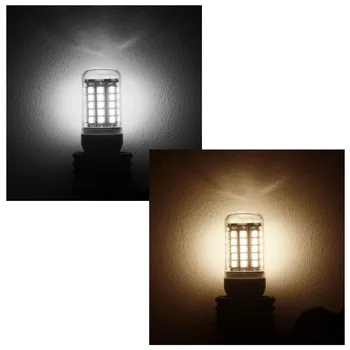 LED תירס אור E27 9W 5050 SMD הנורה מנורת תאורה 59 נוריות חיסכון באנרגיה 360 מעלות לבן חם 220-240V התמונה