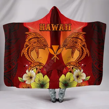 הוואי מכוסות שמיכות השבט טונה 3D מודפס לביש שמיכה מבוגרים ילדים סוגים שונים המכוסה שמיכה התמונה