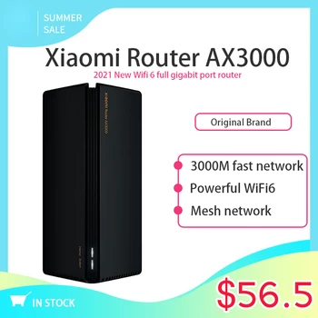 חדש מקורי Xiaomi נתב AX3000 5GHz נתב רשת WIFI6 מלא רשת Gigabit WiFi מהדר 4 אנטנות רשת ה-Extender רשת הנתב התמונה