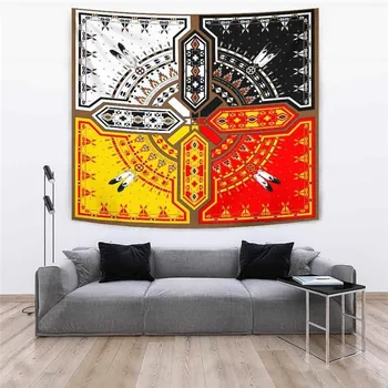 יליד ינשוף שטיח 3D מודפס Tapestrying מלבני עיצוב הבית תלייה על קיר 09 התמונה